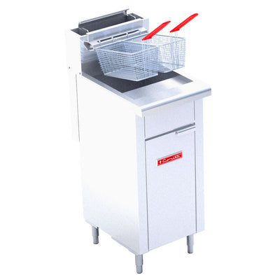 FREIDORA CORIAT TURBO-12.5-3Q PETIT | Freidora | 1 Tina | 2 Canastillas | Gas | Restaurante Hotel Comedor Local Freidora Canastillas Acero Inoxidable Papas Gajo Francesa Freír Bouneles Hotel Restaurante Comida Rápida Alimento Frituras Pollo Comedor Industrial Uso Rudo Negocio Local Aceite Quemadores Zona Fría Termostato Salchipulpos Aros Cebolla.