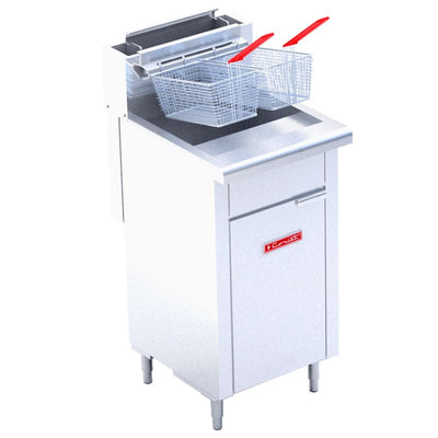 FREIDORA CORIAT TURBO-17-4Q PETIT | Freidora | 1 Tina | 2 Canastillas | Gas | Restaurante Hotel Comedor Industrial Freidora Canastillas Acero Inoxidable Papas Gajo Francesa Freír Bouneles Hotel Restaurante Comida Rápida Alimento Frituras Pollo Comedor Industrial Uso Rudo Negocio Local Aceite Quemadores Zona Fría Termostato Salchipulpos Aros Cebolla.