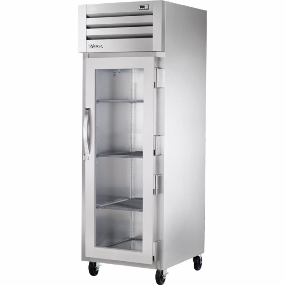 GABINETE CALIENTE TRUE STG1H-1G | Gabinete con Calefacción Vertical | 1 Puerta Cristal | Acero Inoxidable Aluminio | Cocina Industrial Conservar Alimentos Calor Panaderia Pasteleria Restaurante Cocina Industrial Banquetes Pan Masa