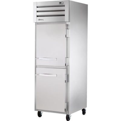 GABINETE CALIENTE TRUE STR1H-2HS | Gabinete con Calefacción Vertical | 2 Medias Puertas Solidas | Acero Inoxidable Aluminio | Restaurante Cocina Industrial Panaderia Pasteleria Restaurante Cocina Industrial Banquetes Pan Masa Hoteles Cafeterías Estadios Arenas Empresas de Servicio Alimentación Caliente Alimentos