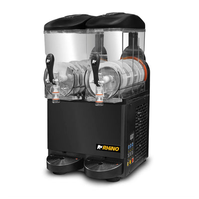GRANIZADORA RHINO MAGRA-2T | Máquina Granizadora | Capacidad del Depósito 24 L (12 L c/u) | Cafetería Cine Restaurante Cafeteria Desayunador Restaurantes Bares Dispensador Distribuidor Repartidor Bebidas Bar Local Negocio Tienda de Convivencia