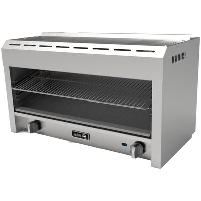 GRATINADORA ASBER AECM-36 | Gratinadora | 2 Quemador Infrarrojo | Gas | Acero Inoxidable | Gratinar Dorar | Gratinar Alimentos Dorar Quesos Fundidos Pizzas Molletes Restaurante Fondo Hotel Buffet Banquete Comedor Industrial Tostar
