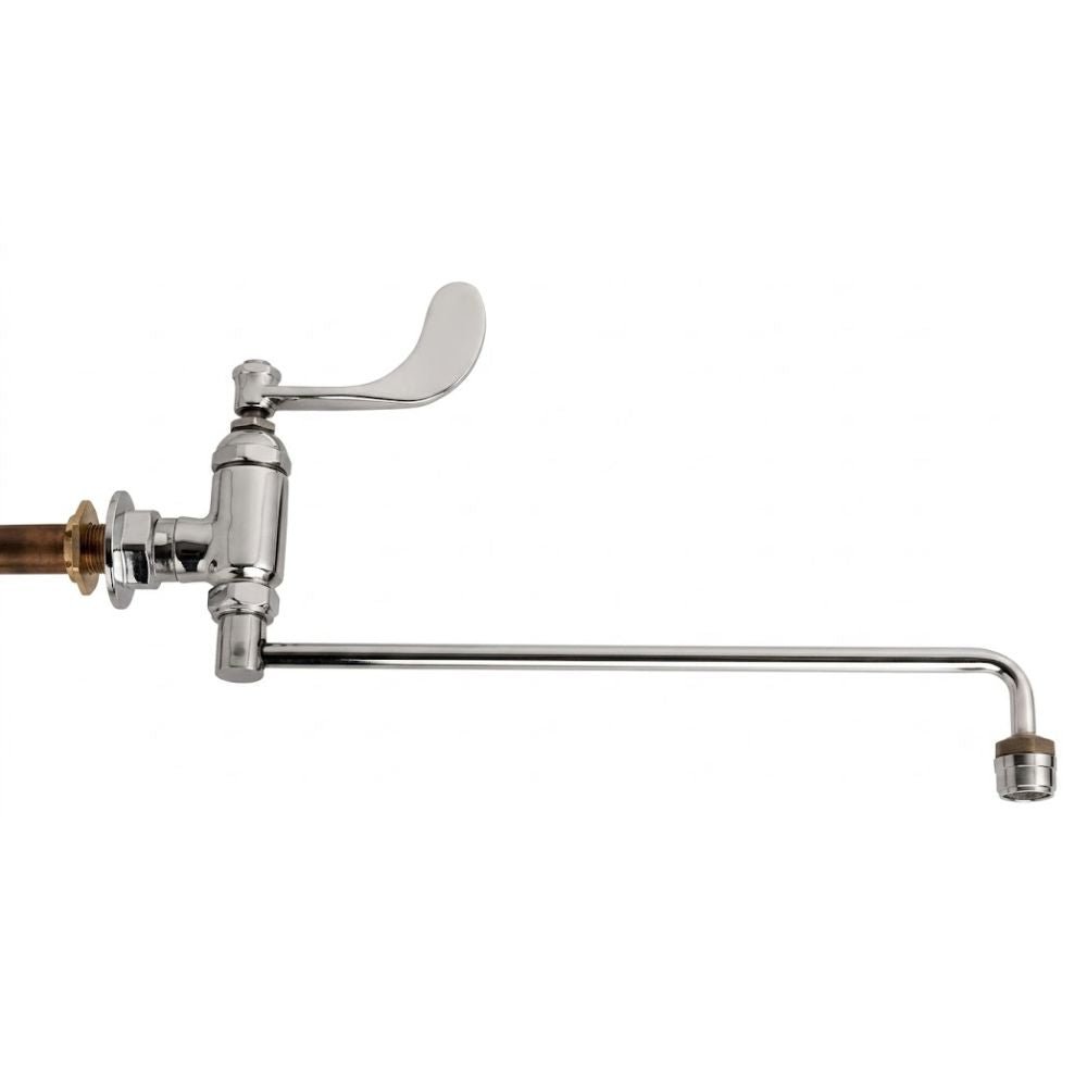 GRIFERÍA T&S BRASS B057801 | Llave para Estufa China | Boquilla 13" | Latón | Restaurante Cocina Industrial