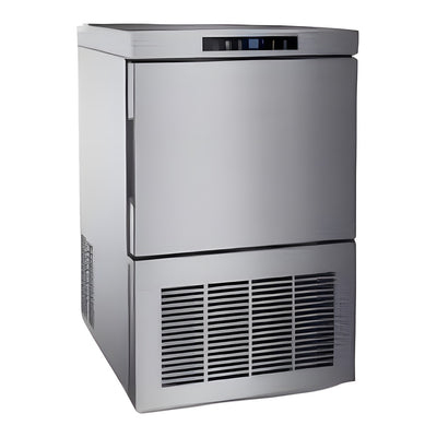 Fabrica de Hielo Migsa HB-25, producción 25 kg por día, en acero inoxidable.