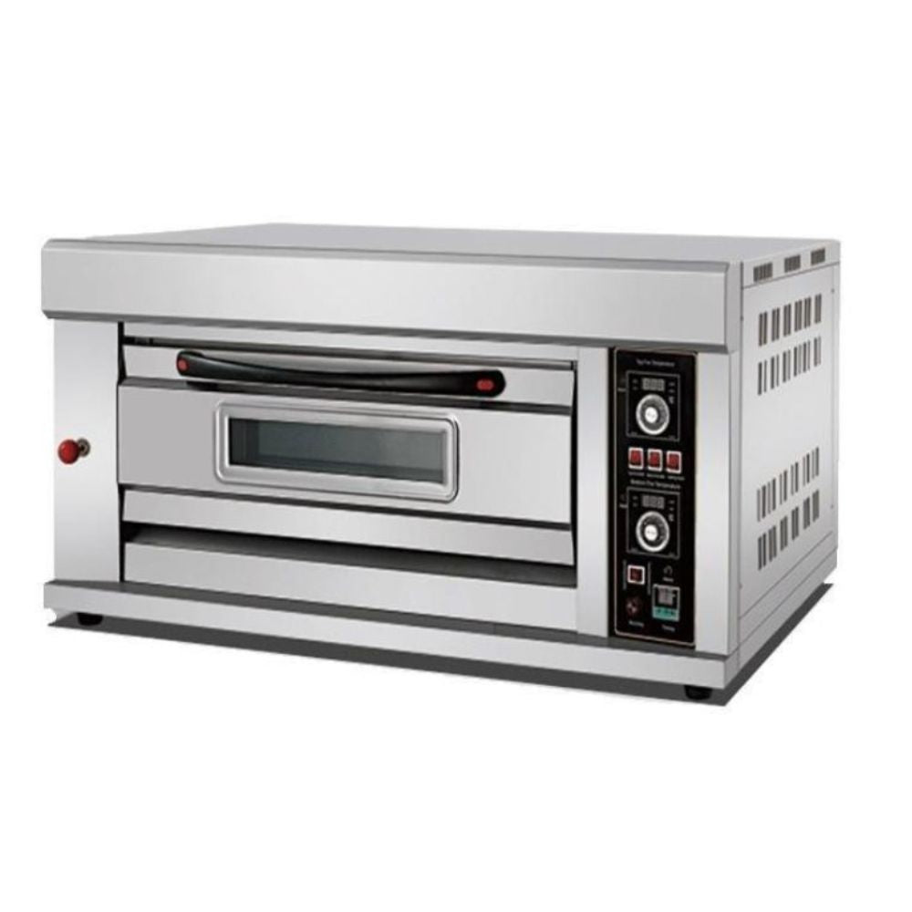MIGSA HGO-12 | Horno | Pizza Pan Pastes | Iluminación Interior | Gas | Acero Inoxidable | Pizzerías Hoteles Bares Gas Restaurante Cafetería Negocio Pastelería Pizzería Repostería Cocina Cocción Alimentos Galletas Comida