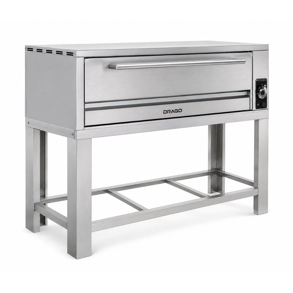 HORNO DRAGO HP-3 | Horno Pizzero | Gas | Acero Inoxidable | Restaurante Pizzería Cocina Industrial | Horno para Pizza Pizzero de Banda Cámara Piedra Comercial Industrial Acero Inoxidable Pizzería Restaurante Cocina Comercial Pastes Pan Negocio