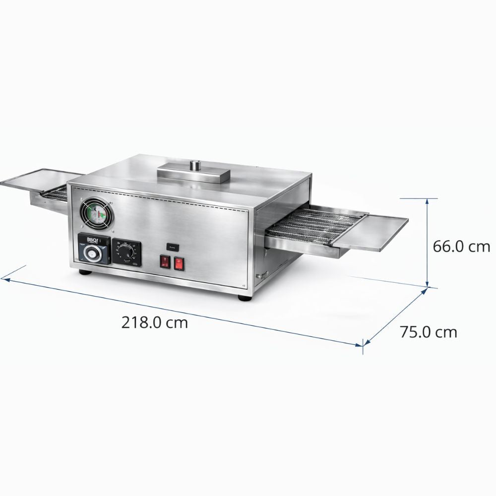 HORNO KINGSTAR HTPKG | Horno Transportador para Pizza | Gas | Pizzería Restaurante Panadería Pizzería Restaurante Pastelería Banquetes Cocina Industrial Alimentos Cocción