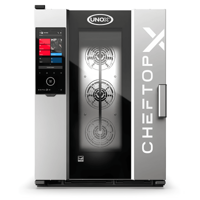 HORNO UNOX XADA-1011-GXRS-NP | Horno Combinado | Gas | Cámara de Cocción Moldeada en Acero 316L | Panaderia Restaurante Reposteria