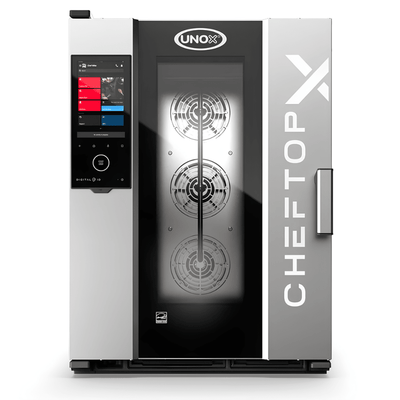 HORNO UNOX XEDA-1011-EXRS-CM | Horno Combinado | Eléctrico | Cámara de Cocción Moldeada en Acero 316L | Panaderia Restaurante Reposteria