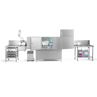 LAVAVAJILLAS WINTERHALTER 174V0023 Tren de arrastre C50 L LINEA 50 | Lavavajillas Tren de Arrastre Compacto | Acero Inoxidable | Colegios Caterings Hoteles Ambientada