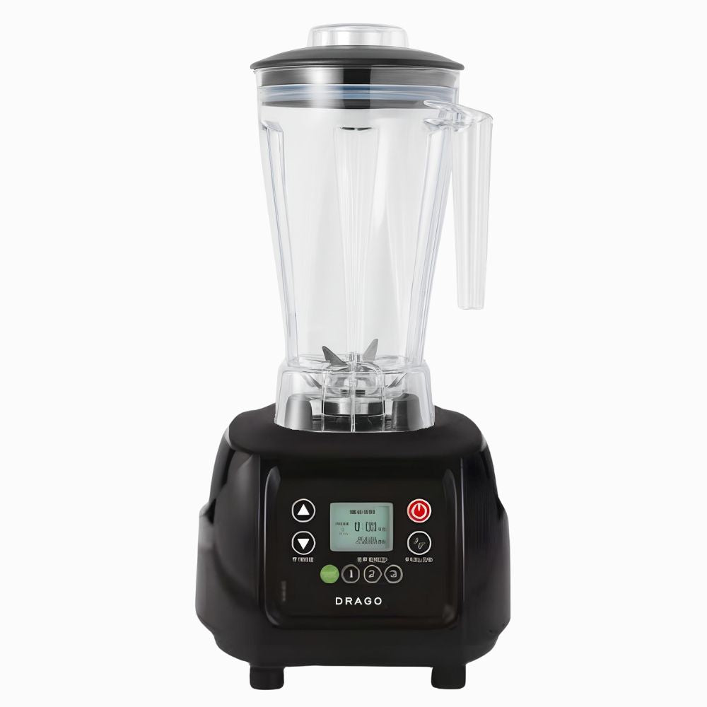 LICUADORA DRAGO LCD-20-N | Licuadora Comercial | Capacidad 2 L | Restaurante Bar Cafetería Cocina Industrial Restaurante Banquetes Bar Cafetería para Moler Triturar Licuar Puré
