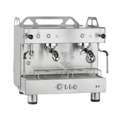 MAQUINA DE CAFÉ CRT OTTO COMPACT PM 2GR SS 200-015-072 | Máquina de Café Espresso | 8 Litros/360 Tazas por Hora | Cafetería Restaurante Bistro