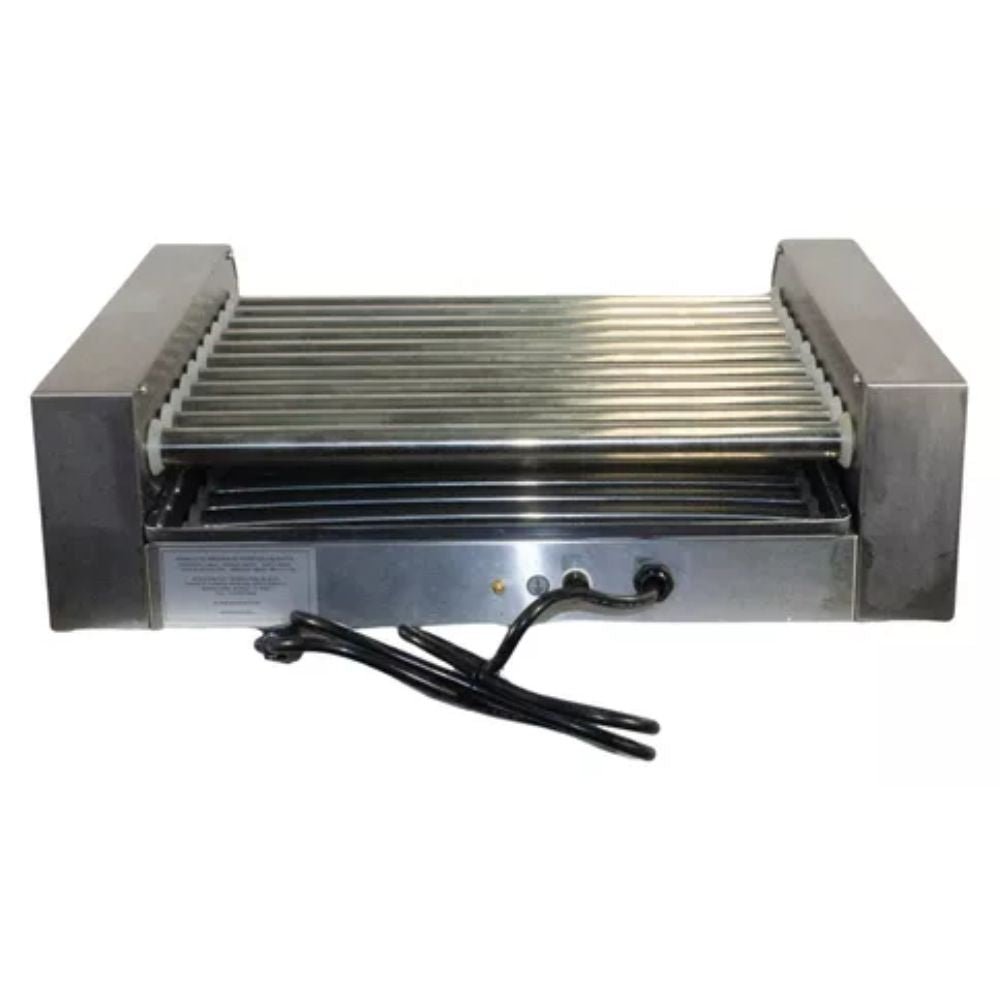 MAQUINA DE HOTDOGS NOVAL MHD-11 | Maquina de Hot Dogs | 11 Rodillos | Acero | Auto Servicio Comida Rapida Carne Pollo Tacos Hamburguesas Hot Dog Tacos Barbacoa Tacos Dorados Tortas Panini Restaurante Comedor Cocina Industriales Negocio Fonda Taqueria Cenaduria