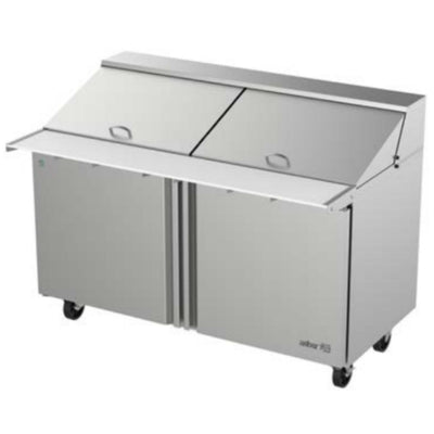 MESA ASBER APTM-60-24 HC | Mesa Refrigerada| 16.8 Pies Cúbicos | 2 Puertas | 2 Parrillas | Acero Inoxidable | Eléctrico | Cocina Comedor Industrial