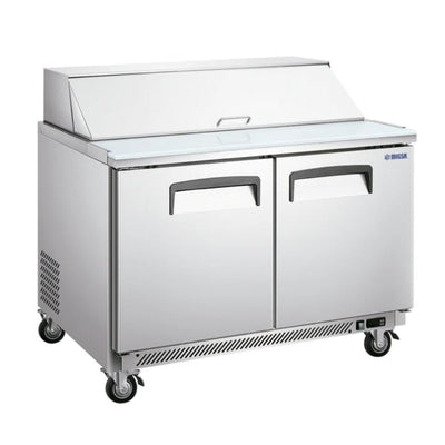 MIGSA SCL-2 | Mesa Fría | Alimentos Baguettes Preparación | Refrigerada | Control de Temperatura Digital | 340 Litros | Acero Inoxidable | Sushi Bar Procesamiento de Alimentos Panaderías Pizzerías Establecimientos de Comida