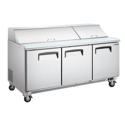 MIGSA SCL-3 | Mesa Fría | Ensaladas Guarniciones Restaurantes | Refrigerada | Control de Temperatura Digital | 510 Litros | Acero Inoxidable | Bistró Restaurante Hotel Buffet Banquetes Cafeterías Bar Alimentos Frescos