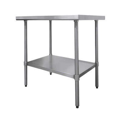 Mesa International MTI.150, mesa tipo isla, en acero inoxidable.