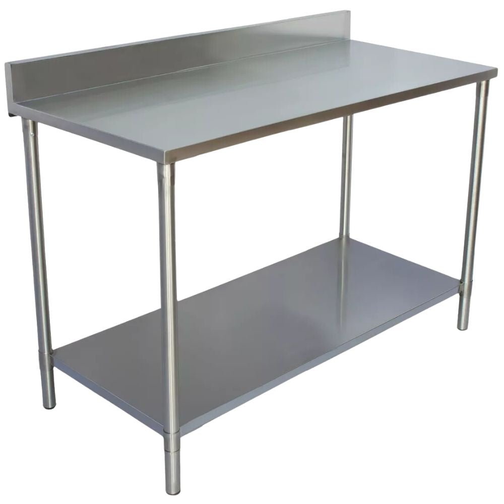 MESA KITCHENMAX STORE MLM1434841355 | Mesa a Pared | Acero Inoxidable | Frente 146 cm | Cocina Industrial Restaurante Bar