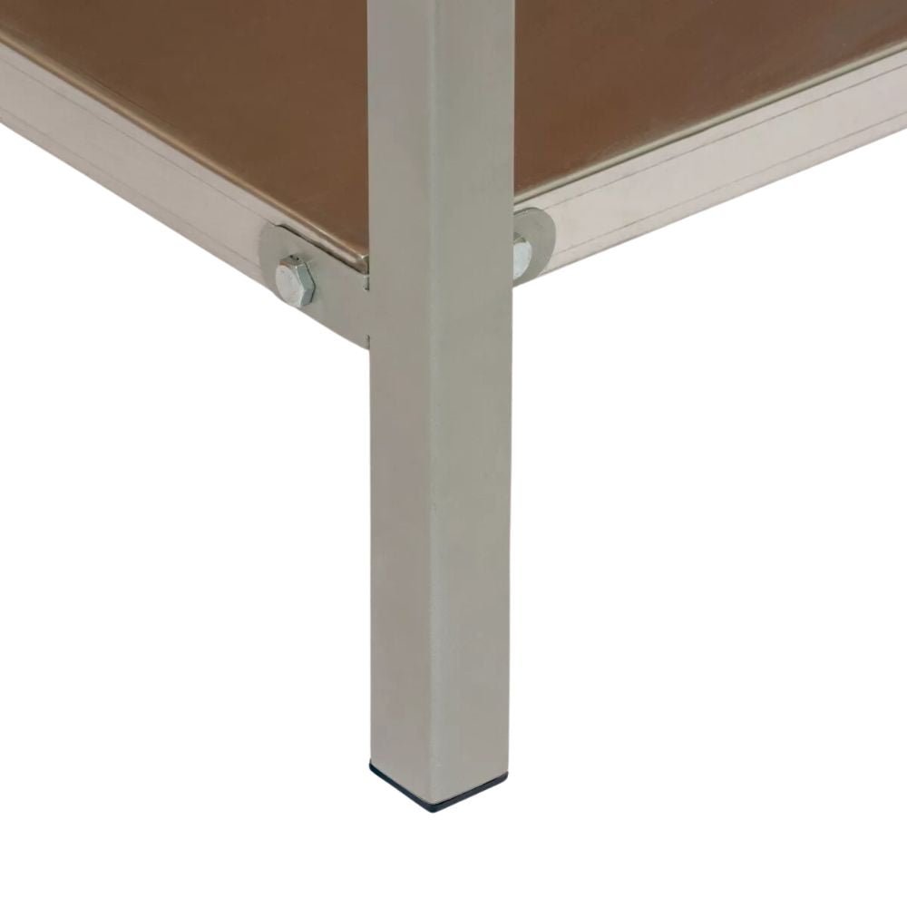 MESA MINDEJAL MLM2328201914 | Mesa de Trabajo | Frente 95 cm | Acero Inoxidable | Cocina Industrial Restaurante Bar Superficie Amplia Ergonómica Resistente Multifuncional Ajustable Duradera Espacio de Almacenamiento Modular Compacta Estable Fácil de Limpiar Diseño Industrial Personalizable Versátil Antideslizante