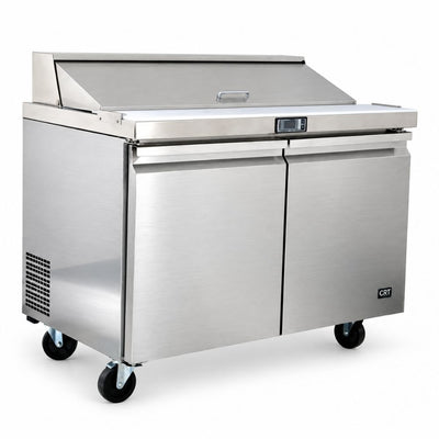 Mesa Refrigerada Crt 200-001-019-OUTLET MRCT482, en acero inoxidable.