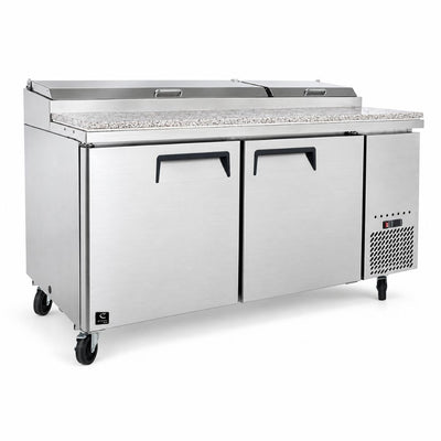 MESA REFRIGERADA CRT 200-001-026 MRCP672 | Mesa Refrigerada | 2 Puertas | Acero Inoxidable | Ensaladas Guarniciones Restaurantes