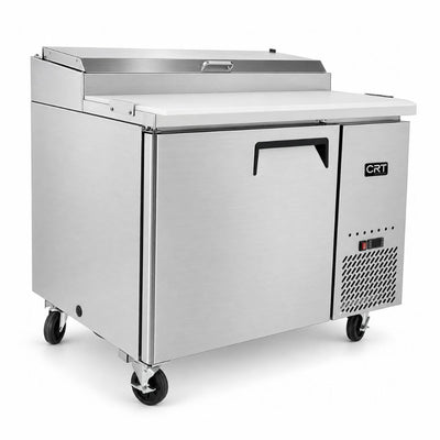 MESA REFRIGERADA CRT 200-001-028 MRCP441 | Mesa Refrigerada | 1 Puerta | Acero Inoxidable | Alimentos Baguettes Preparación