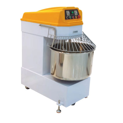 MIGSA  HBS 60 | Amasadora | Panadería Pastelería Pizzería | 25 Kg | Transmisión de Bandas | 2 Velocidades | Acero Inoxidable | Panadería Restaurante Postres Pasteles Masa Pasteleria Reposteria Amasadora Hotel Comedor Pan Uso Rudo Comida Alimento Pizzería Acero Inoxidable Tazón Reja Protectora Preparación Mezcladora Panificador Revolvedora Industrial Transmisión de bandas