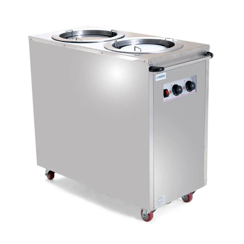 Migsa MCP-2 Calentador Eléctrico Platos Doble Restaurante Catering Banquetes Alimentos Imagen Ilustrativa