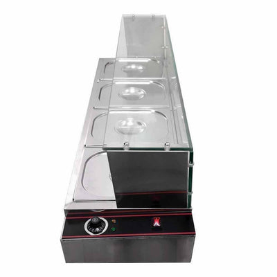 Migsa Bn-b23 Baño Maria Electrico 4 Insertos Buffet Bufetera Caliente Guisos Guisados Platillos Restaurante Comedor Baño Maria Sopas Salsas Alimentos. KitchenMax.Store. Envíos seguros a todo México. Cotiza hoy mismo.