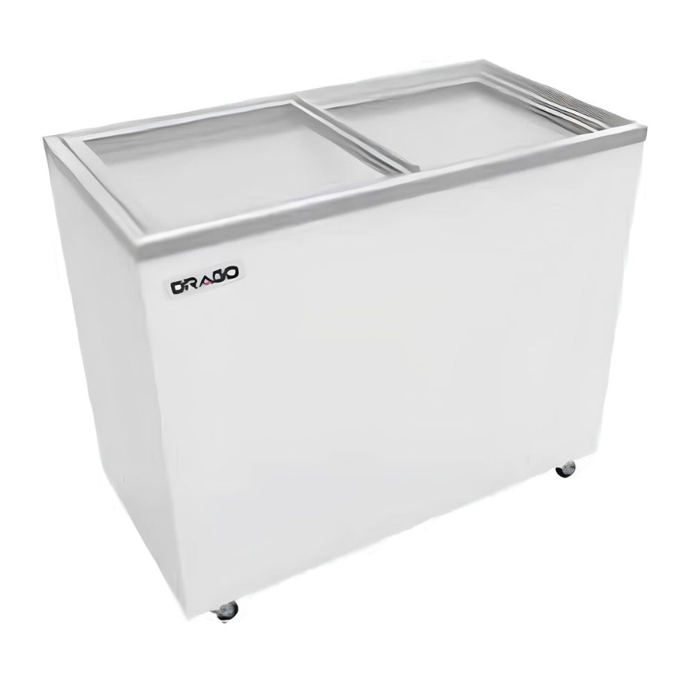 PALETERO DRAGO CHPP-200 | Paletero Plano | 6.9 ft3 (196 L) | Paletería Panadería Cremería | Congelador Horizontal de Cofre Exhibidor Comercial para Helados Paletas Nieves Acero Inoxidable Supermercado Heladería Paletería Cremería Tienda de Conveniencia
