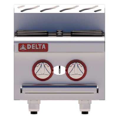PARRILLA DELTA 1-2 V | Parrilla 2 Quemadores Abiertos | Gas | 1 Charola Capta Escurrimientos. | Cafetería Restaurante Hotelería | Alimentos Bebidas Restaurante Cocinas Industriales Hospitales Hotelería Industrial Food Chef Emprende Comedores