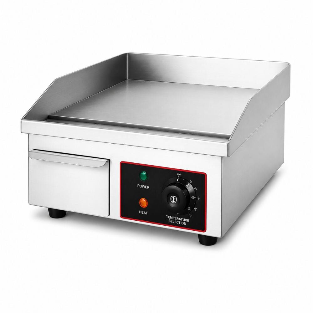 PLANCHA GRILL LISA ELÉCTRICA MIGSA BN-36B | Planchas | Eléctrico | Acero Inoxidable | Taquería Restaurante Cocina