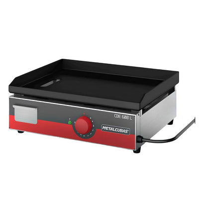 PLANCHA METALCUBAS CBE600L | Plancha Eléctrica | Acero Inoxidable | Restaurantes Cafeterías Bares Food trucks Cocinas industriales Comedores industriales Hoteles Negocios de hamburguesas snacks