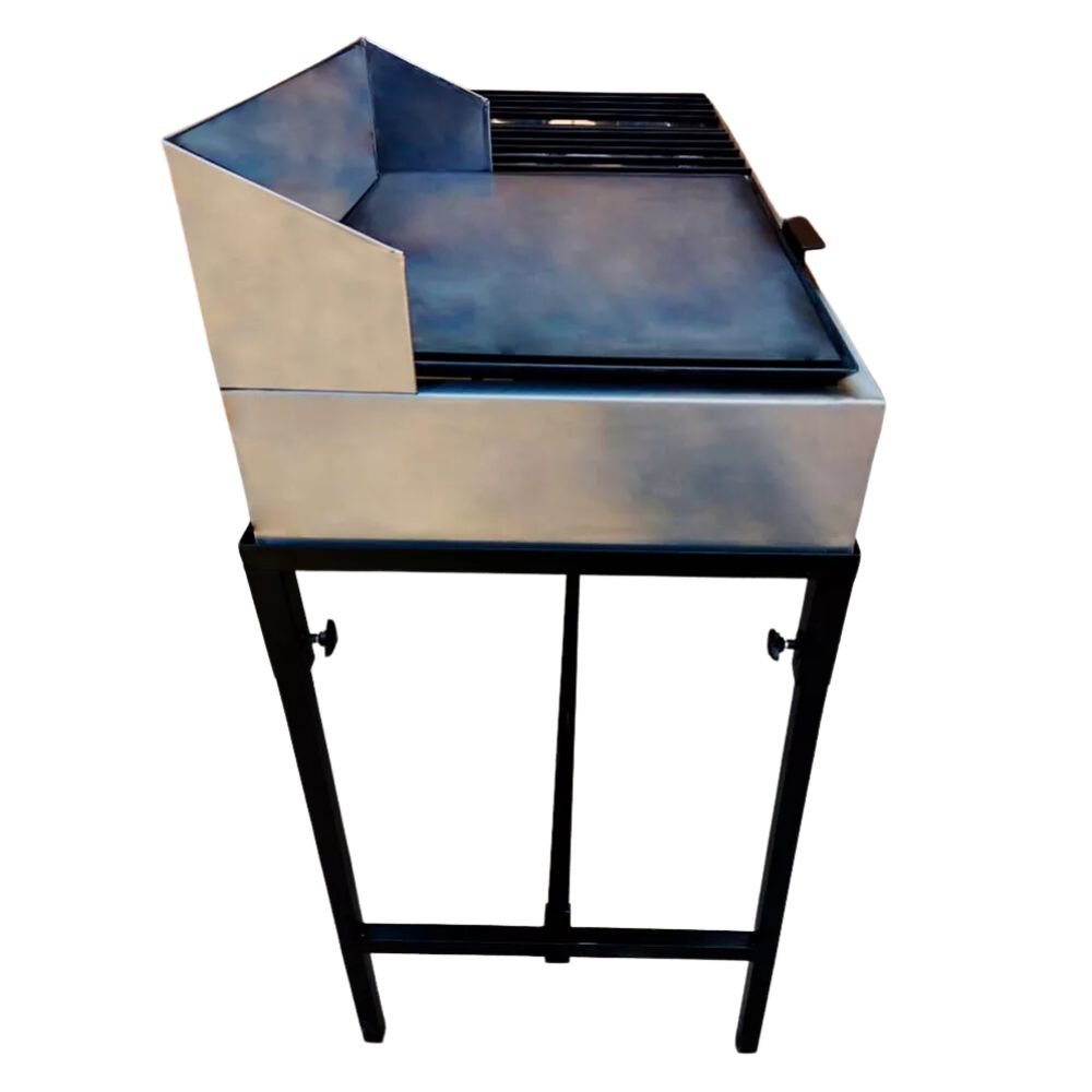 PLANCHA MINDEJAL MLM1599754470 | Plancha de 4 Quemadores | Frente 141 cm | Acero Inoxidable | Cocina Industrial Restaurante Negocio Carne Pollo Tacos Hamburguesas Hot Dog Tacos Barbacoa Tacos Dorados Tortas Panini Restaurante Comedor Cocina Industriales Negocio Fonda Taqueria Cenaduria
