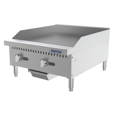 PLANCHA PROTEK 1029151 PLP- 600G | Plancha a Gas | 2 Quemadores | Acero Inoxidable | Restaurante Cocina Industrial Bistró Cafetería Hospital Local Plaza comercial Dark Kitchen Parrilla Hospital Hotel Cafetería Puesto Bar Panadería Chocolatería Ilustrativa