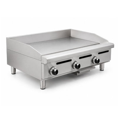 PLANCHA DRAGO PG-3 | Plancha 91.5 cm | Gas | Acero Inoxidable y Lamina Aluminizada | Comedor Industrial Restaurante Cafetería | Plancha de Asar para Tacos Hamburguesas Hot Dogs Tortas Paninis Comal Comercial Industrial Gas Eléctrica Taquería Fonda Restaurante Cocina Industrial Negocio