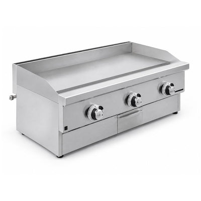 PLANCHA DRAGO PG-3 SLIM | Plancha a Gas | 3 Quemadores | Restaurante Hotel Cocina Industrial | Plancha de Asar para Tacos Hamburguesas Hot Dogs Tortas Paninis Comal Comercial Industrial Gas Eléctrica Taquería Fonda Restaurante Cocina Industrial Negocio