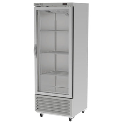 REFRIGERADOR ASBER ARR-17-G HC | Refrigerador Exhibidor Vertical | 1 Puerta Cristal | 17 Pies Cúbicos | Acero Inoxidable | 3 Parrillas | Bistró Restaurante Carnicería Abarrotes | Panadería Refresquero Latas Bar Tiendas Bistro Restaurante Lácteos Industrial Cocina Cremería Comercios Insumos Hotel Carnicería Abarrotes