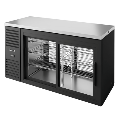 REFRIGERADOR BAJO BARRA TRUE TBR60-PTSZ1-L-B-11-11-1 | Refrigerador Bajo Barra | 2 Puertas | 6 Estantes | Restaurante Bar Cafetería