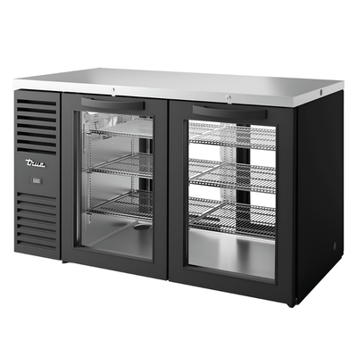 REFRIGERADOR BAJO BARRA TRUE TBR60-PTSZ1-L-B-GG-GG-1 | Refrigerador Bajo Barra | 6 Estantes | Acero Inoxidable | Restaurante Bar Cafetería