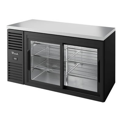 REFRIGERADOR BAJO BARRA TRUE TBR60-RISZ1-L-B-11-1 | Refrigerador Bajo Barra | 2 Puertas | 6 Estantes | Acero Inoxidable | Restaurante Bar Cafetería
