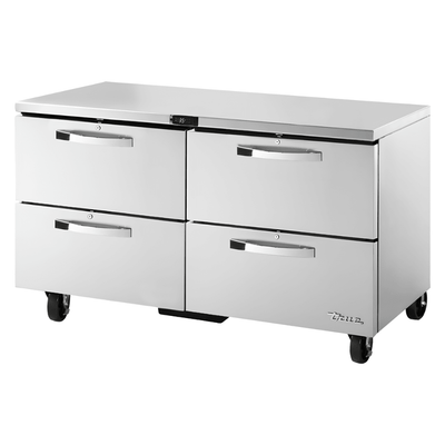 REFRIGERADOR BAJO MOSTRADOR TRUE TUC-60D-4-HC~SPEC3 | Refrigerador con Cajones | 4 Cajones | Restaurante Bar Cocina Industrial