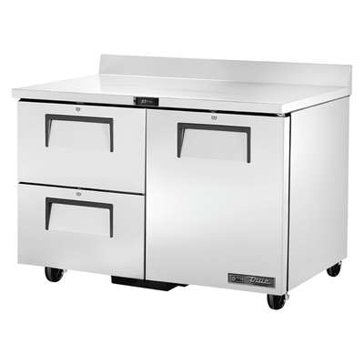 REFRIGERADOR BAJO MOSTRADOR TRUE TWT-48D-2-HC | Refrigerador con Cajones | 2 Cajones | 1 Puerta | Restaurante Bar Cocina Industrial