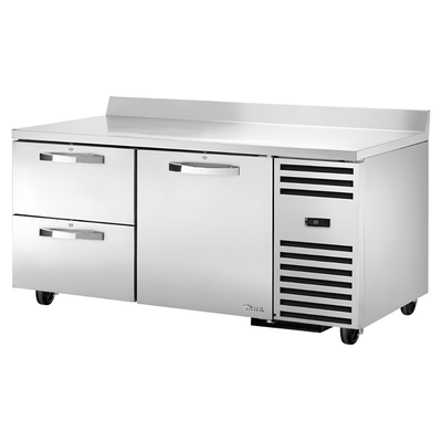 REFRIGERADOR BAJO MOSTRADOR TRUE TWT-67D-2-HC~SPEC3 | Refrigerador | 1 Puerta | 2 Cajones | 2 Estantes | Restaurante Bar Cocina Industrial