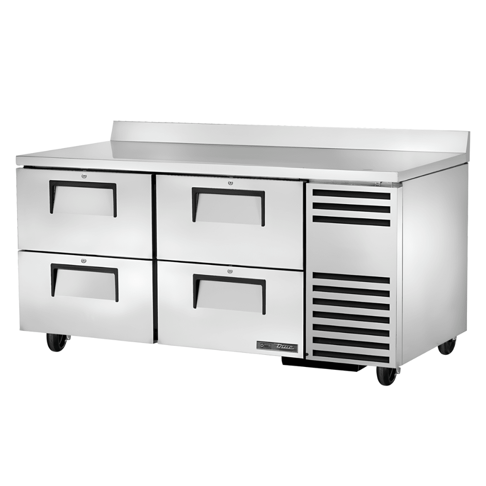 REFRIGERADOR BAJO MOSTRADOR TRUE TWT-67D-4-HC | Refrigerador | 4 Cajones | Restaurante Bar Cocina Industrial | Mesa de Trabajo Refrigerada Refrigerador Bajo Mostrador Bajo Barra Conservador Cocina Fría Acero Inoxidable Restaurante Cafetería Cocina Industrial Bar Cremería Hotel