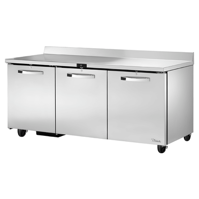 REFRIGERADOR BAJO MOSTRADOR TRUE TWT-72-HC~SPEC3 | Refrigerador | 3 Puertas Sólidas |6 Estantes | Restaurante Bar Cocina Industrial