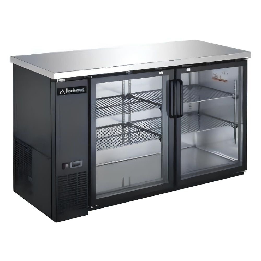 REFRIGERADOR CONTRA BARRA ICEHAUS CBR-2PC-SS-01 | Contra Barra | 15 Pies | 2 Puertas | Bar Cafetería Restaurante