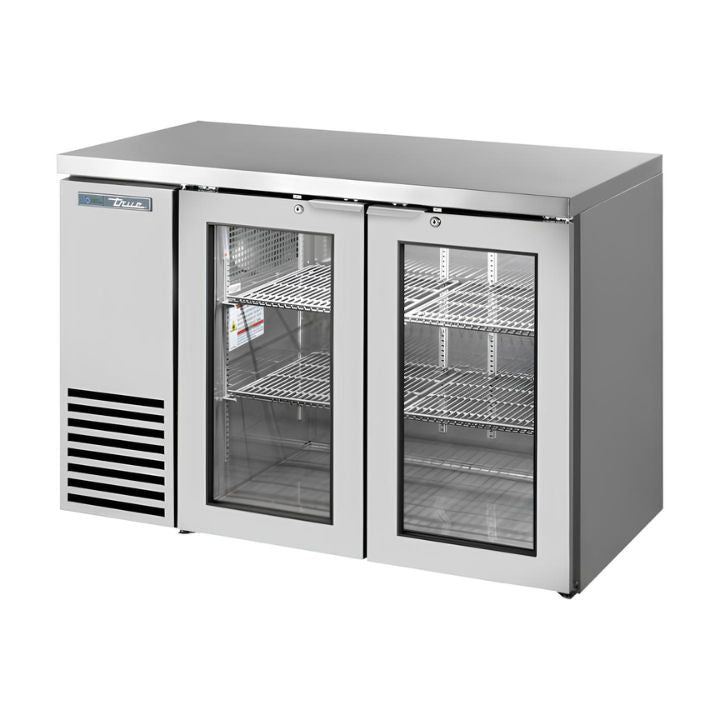 REFRIGERADOR CONTRA BARRA TRUE TBB24-48-2G-Z1-SFT-S-1 | Refrigerador Contra-Barra | 2 Puertas Cristal | Acero Inoxidable | Restaurante Bar Cafetería | Refrigerador Contra Barra Cervecero Enfriador de Bebidas Bajo Barra Botellero Exhibidor Acero Inoxidable Bar Cantina Restaurante Cervecería Antro Negocio
