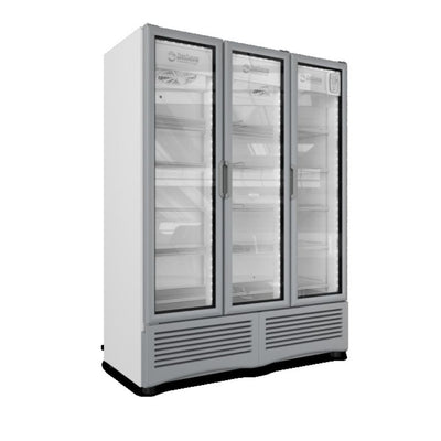 REFRIGERADOR IMBERA 1023825G342D | Refrigerador Vertical | 3 Puertas Cristal | 42 Pies Cúbicos | Refresquero Cremerías Carnicería Abarrotes Latas Industrial Cocina Comercios Insumos Hotel Panadería Bar.