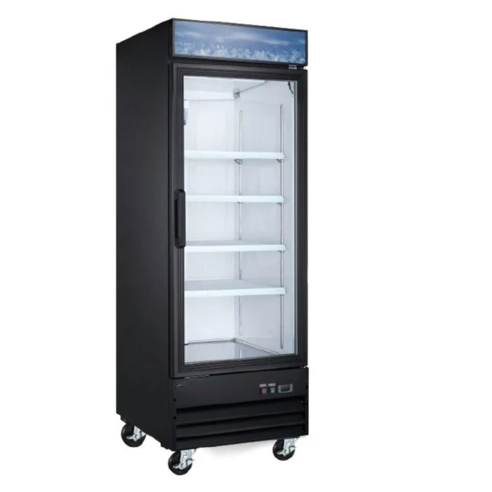 REFRIGERADOR INTERNATIONAL INT/RV-1PV-AI | Refrigerador Vertical | 23 Pies Cúbicos | 1 Puerta de Vidrio | Abarrotes Tienda Comercial Restaurante Lácteos Industrial Cocina Cremería Comercios Insumos Carnicería Hotel Panadería Refresquero Latas Bar Abarrotes Tiendas Abarrotes Bistro